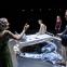 Fraught family: Niamh Cusack, Kasper Hilton-Hille, Ruby Stokes and Dominic Mafham in ‘That Face’.