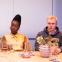 Raising questions: Christine Gomes and CJ Coleman in 'The White Card'