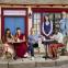 Heavenly bodies: Tahani (Jameela Jamil), Jianyu (Manny Jacinto), Eleanor (Kristen Bell), Janet (D'Arcy Carden), Chidi (William Jackson Harper) and Michael (Ted Danson)