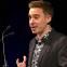 Graham speaking at the h100 Awards