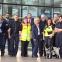 The Heathrow crew (with Airside Ian, fourth from right)