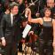 Gustavo Dudamel and Yuja Wang after the London premiere of John Adams's 'Must the Devil Have All the Good Tunes?'