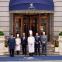 Service with a smile: Staff of the Ritz hotel
