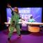 Green is the new orange: Lucy Edkins and Jennifer Joseph in 'Inside Bitch'.