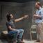 Palpable malice: Scott Karim (L) and Daniel Lapaine in The Invisible Hand