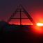 A Worthy Farm sunset by longterm Glastonbury Festival photographer Jason Bryant