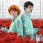 Red alert: Emma Beecham and Ben Whishaw in 'Little Joe'.
