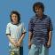 Sunny Suljic (left) as the appallingly sweet Stevie