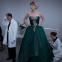 Haute couture, ain't it: Lesley Manville in Dior