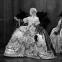 Rosenkavalier rewritten: the Feldmarschall (Paul Hartmann) restrained by his wife (Huguette Duflos) while Sophie (Elly Felicie Berger) and Octavian (Jaque Catelain) look on
