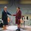 Drag performance: Ian Hallard and James Bradshaw in ‘The Way Old Friends Do’.
