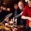 Bjarte Eike (below left) and Barokksolistene friends play for their ale