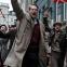 Street fighting Danes protest against their Nazi occupiers