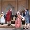 The Count (Huw Montague Rendall) seems ready to bless the wedding of Figaro (Michael Nagi) and Susanna (Johanna Wallroth) while the Countess (Louise Alder) looks on