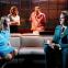 Time shifts: Katie Matsell, Abigail Cruttenden, Nathaniel Parker and Ben Lamb in ‘Ragdoll’.