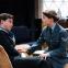 Sex please, we're British: Philip Labey and Sabrina Bartlett in 'While the Sun Shines'