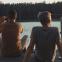 On the dock of the bay: Tareq (Boodi Kabbani), left, Leevi (Janne Puustinen)