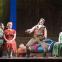 They're all at it: Guglielmo (Frederick Long) and Ferrando (Tom Elwin) try out their best moves