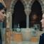 Kent Weber (Ruairi O’Connor) shows Caro Drake (Rose Reid) the way