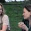 Life choice: Holliday Grainger, left, as Lydia, Anna Paquin as Jean