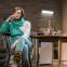 Top girl comes home: Katherine Kingsley in 'Top Girls'.