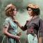 Forbidden fruit: Karen Fishwick and Sirine Saba in 'Wife'.