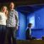 The shell of a home: Allison McKenzie, Finlay Robertson and Natalie Klamar in 'Wilderness'