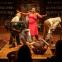 Rattling along: the cast of 'The Wife of Willesden'