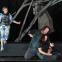 Brünnhilde (Rachel Nicholls) witnesses the love of Siegmund (Nicky Spence) for his sister-bride Sieglinde (Emma Bell)